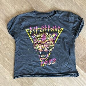 Def Leppard Graphic Tee - Gray